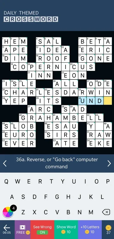 Daily Themed Crossword for Android: Endless Crossword Fun