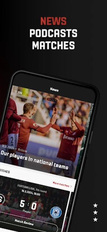 Sparta. for Android - Comprehensive Football Fan App