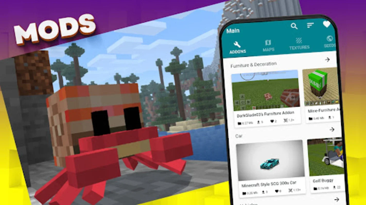 Mods, maps, skins for Minecraft on Android - Free APK Download