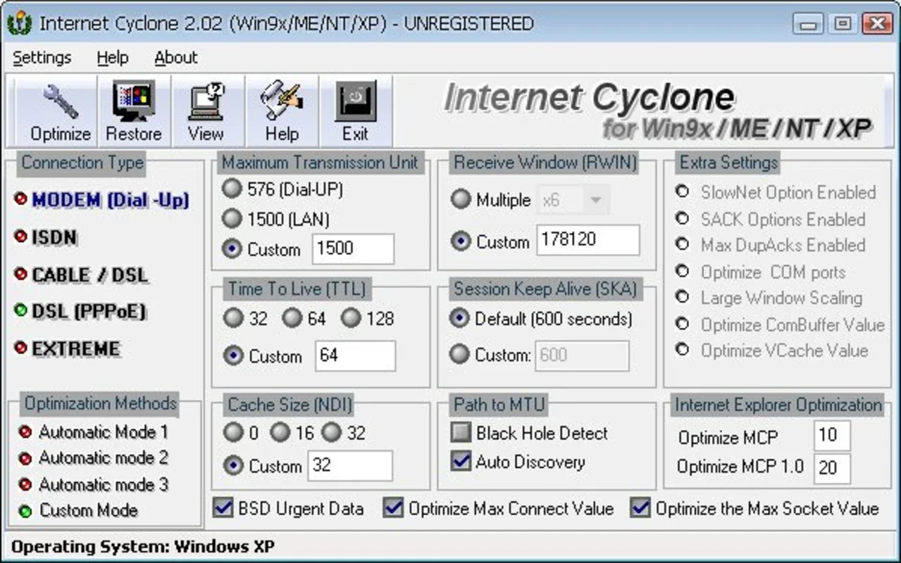 Internet Cyclone for Windows: Enhance Internet Speed