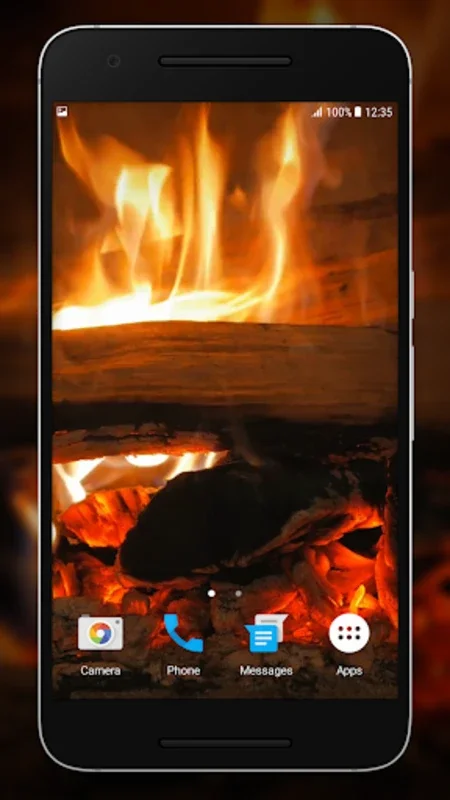 Fireplace Video Live Wallpaper for Android - Warm Ambiance