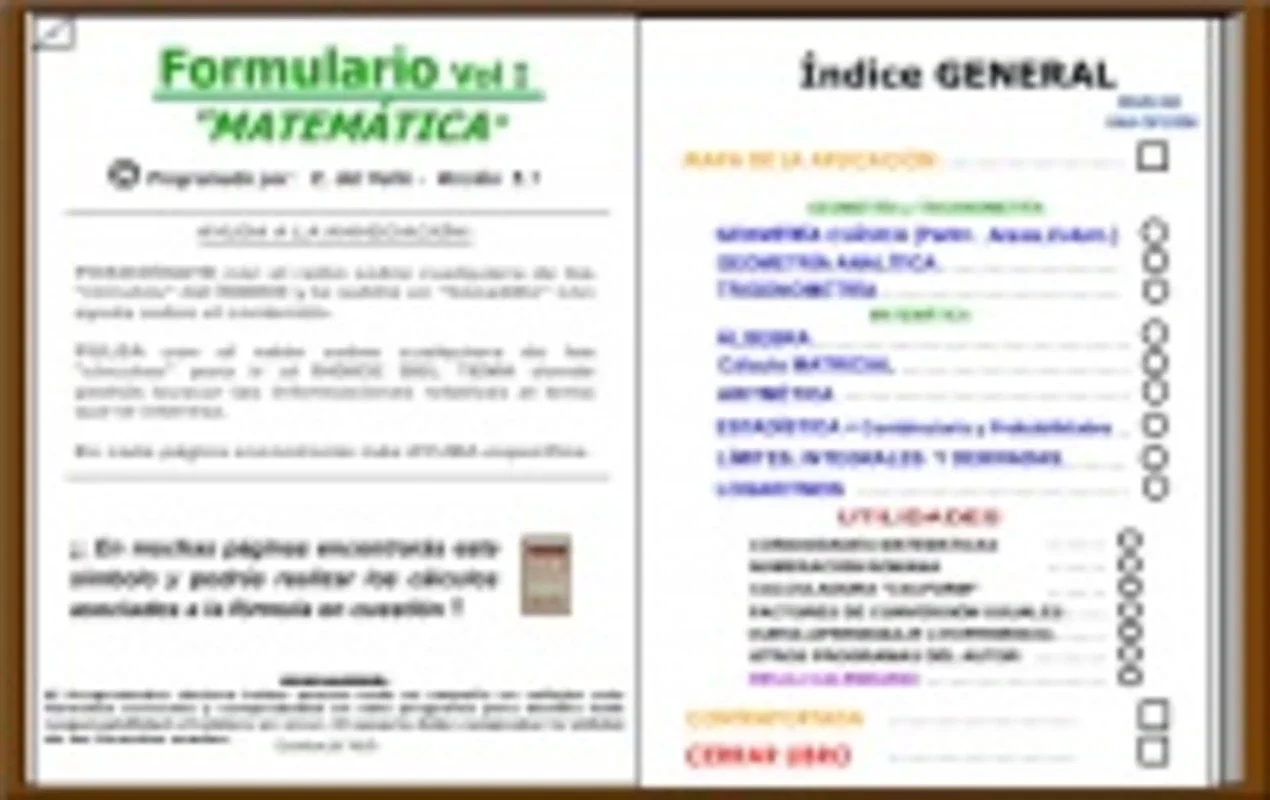 Formulario Matematica for Windows - Simplify Math Tasks