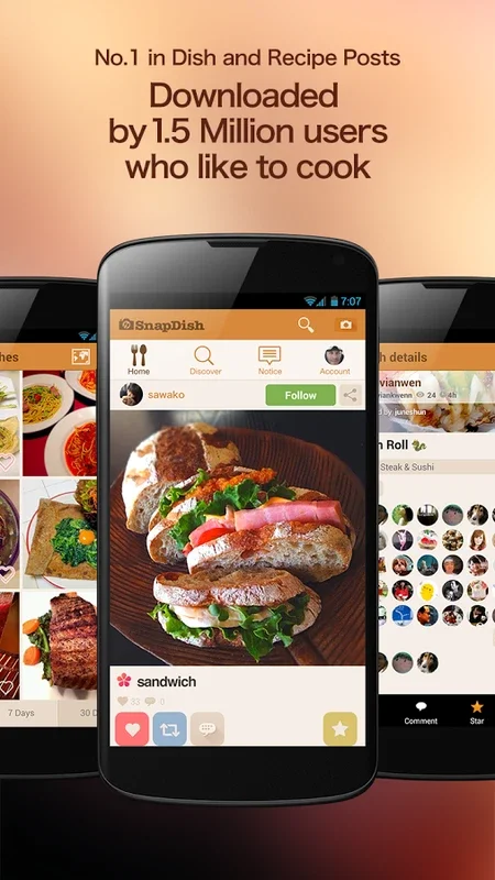 SnapDish for Android: Enhance Food Photos & Share