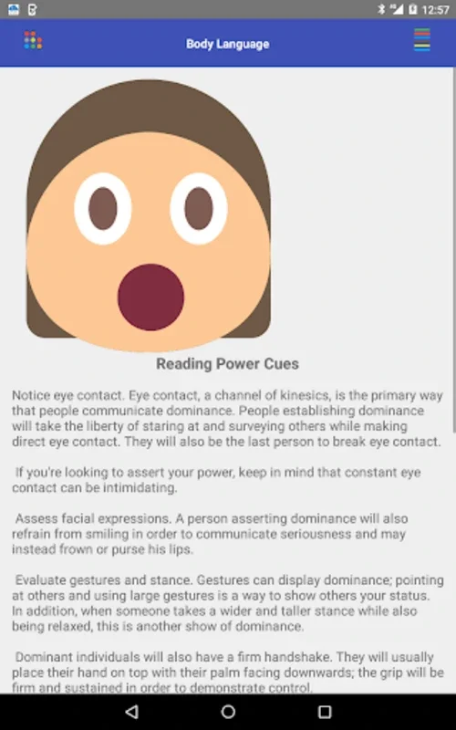 Body Language for Android - Master Nonverbal Cues