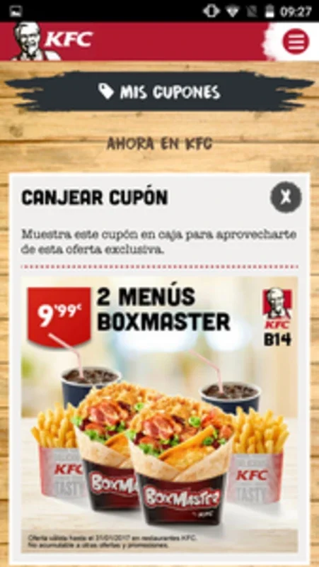 KFC España for Android - Convenient Food Ordering in Spain