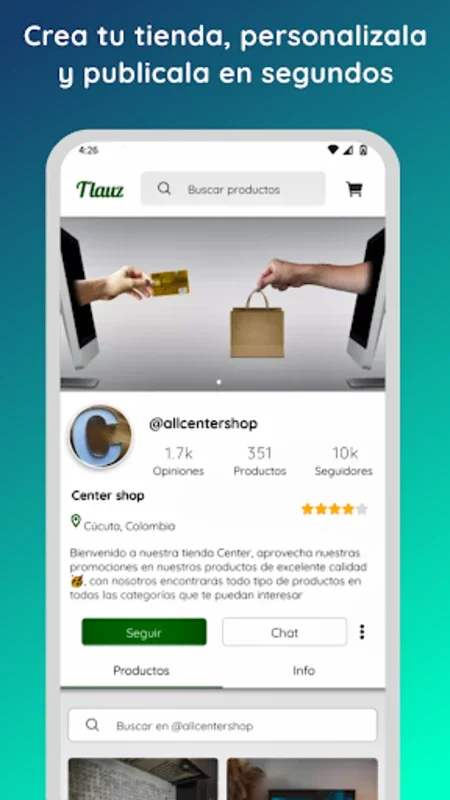 Tlauz for Android - Effortless Online Storefront Setup