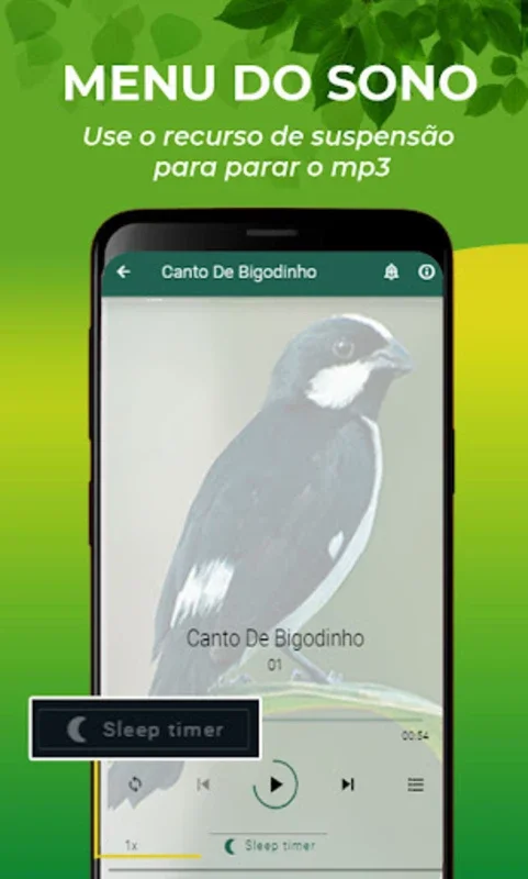 Canto De Bigodinho for Android - Immersive Bird Song Experience