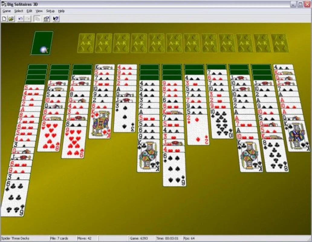 Big Solitaires 3D for Windows: A Collection of 40 Solitaire Games