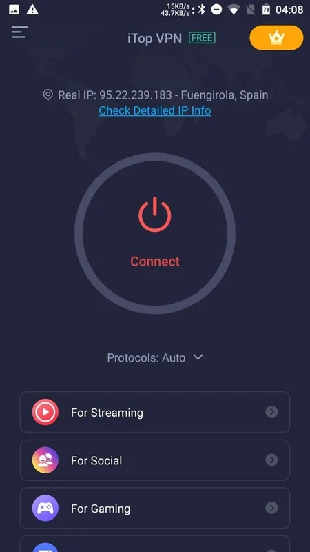 iTop VPN for Android - Secure VPN Connections at Your Fingertips