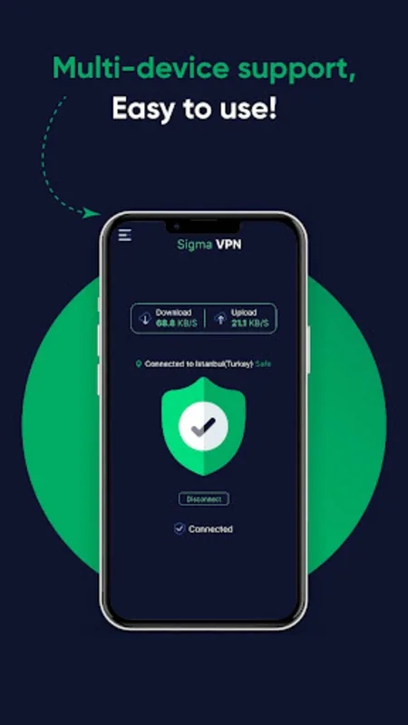 Sigma VPN for Android - Secure Browsing on the Go