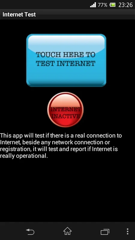 Internet Test for Android - Confirm Your Connection