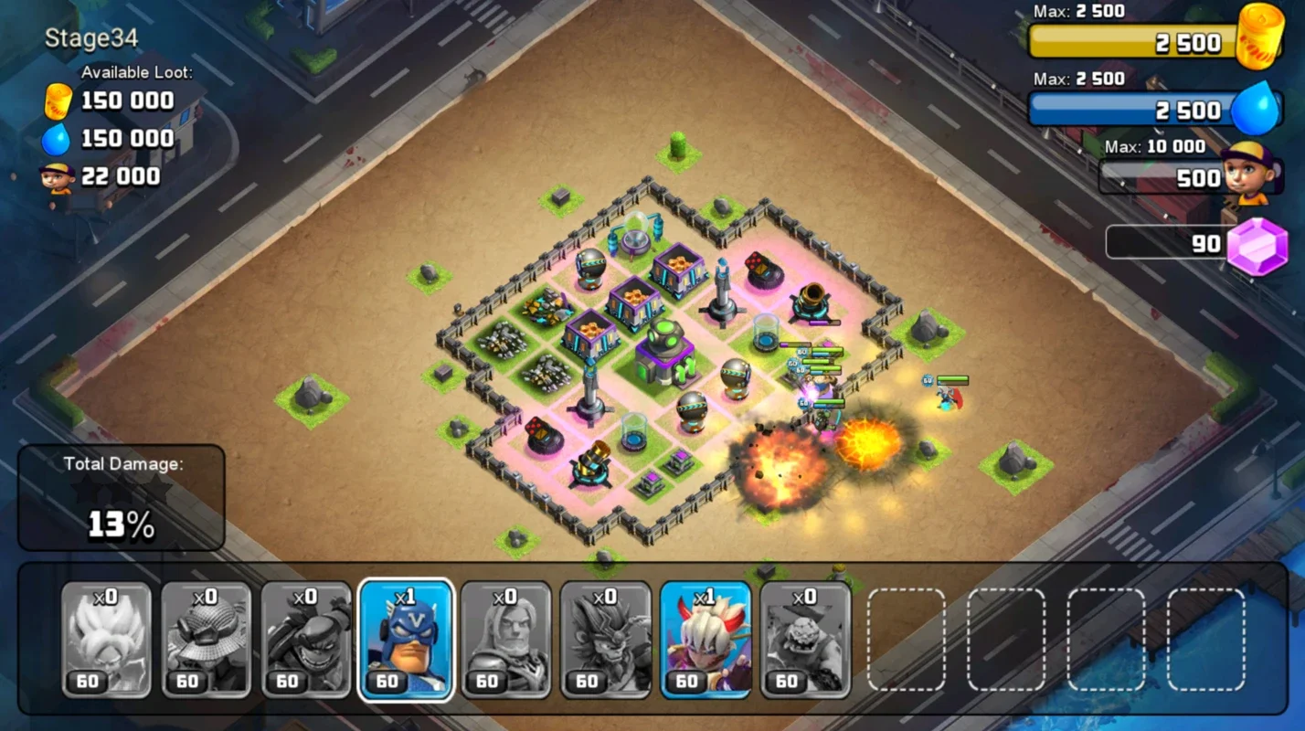 Clash of Multiverse for Android: Protect Your Base