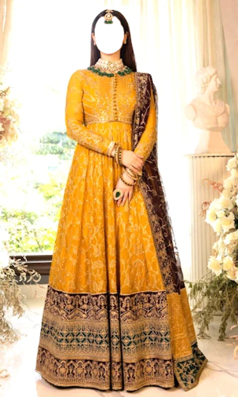 New Anarkali Dresses for Android: Edit Photos with Elegant Designs