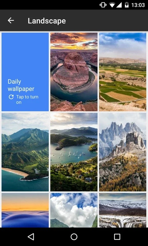 Google Wallpaper Picker for Android: Hundreds of Wallpapers