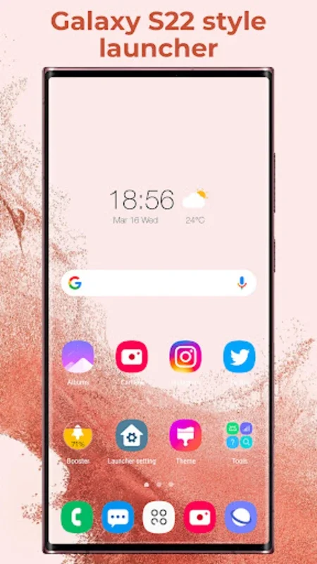 Super S22 Launcher for Android - Bring Galaxy S22 Home