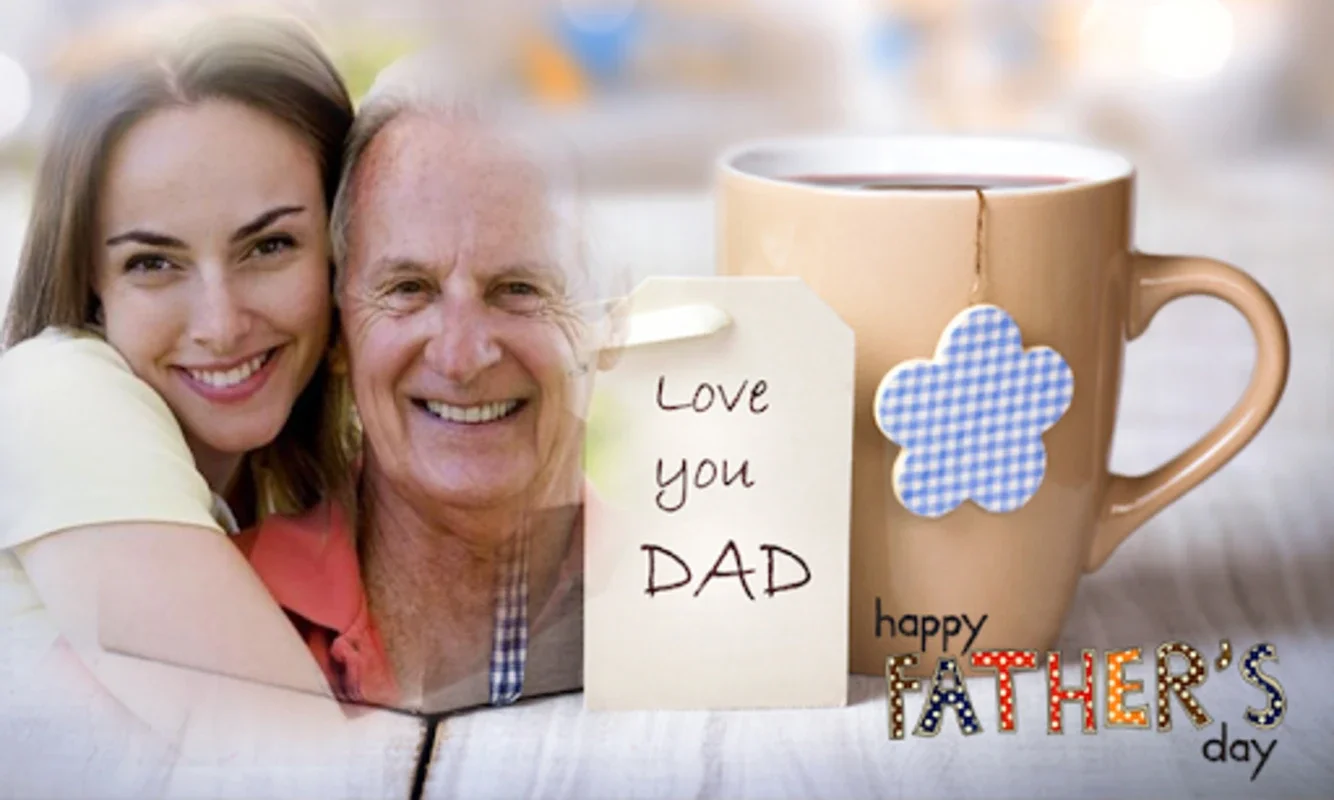 Fathers Day Photo Frame for Android - Create Personalized Greetings