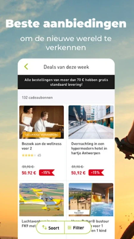 Bongo: Reserveer je cadeaubon for Android - Enhance Smartbox Management