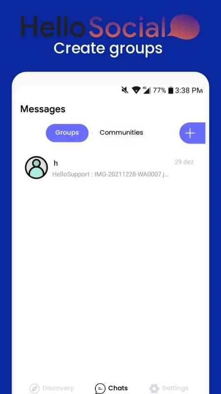 Hello - Comms and Groups for Android: Seamless Communication