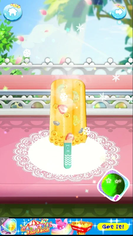 RainbowIceCream-UnicornPartyFoodMaker for Android: Create Magical Party Food