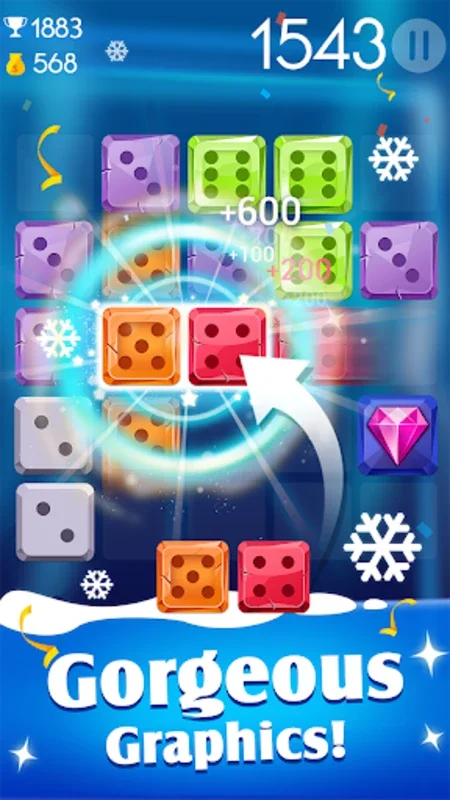 Jewel Games: Dice Merge Puzzle for Android - No Downloading Needed