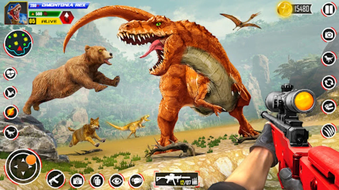 Wild Dinosaur Hunting Attack for Android - Hunt Prehistoric Creatures