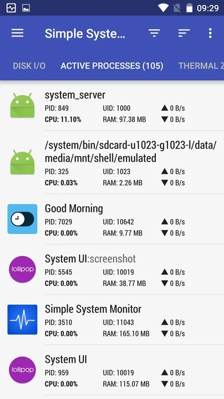 Simple System Monitor for Android - Monitor Your System Easily