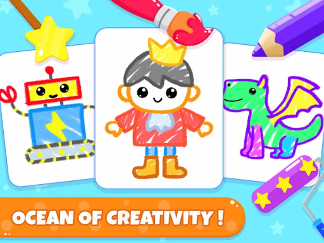 Drawing Games: Paint And Color for Android - Free and Fun for Kids