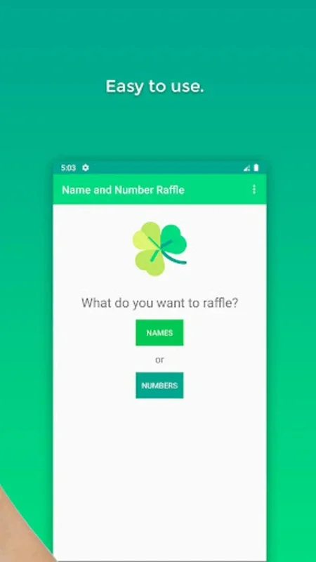 Name and Number Draw for Android - Effortless Random Selections