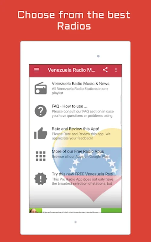 Venezuela Radio Music & News for Android - Immerse in Venezuelan Culture