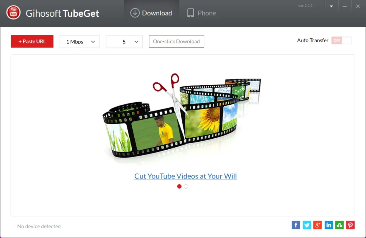 Gihosoft TubeGet Free YouTube Downloader for Windows - Effortless Video Downloads