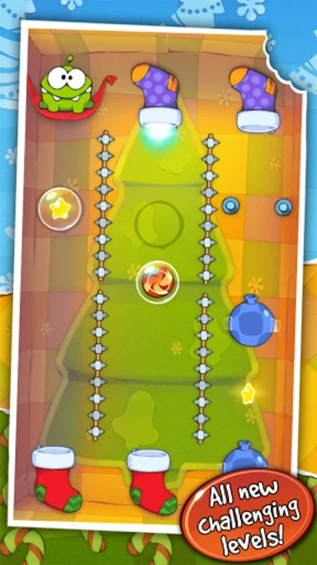 Cut the Rope: Holiday Gift for Android - Festive Puzzle Fun