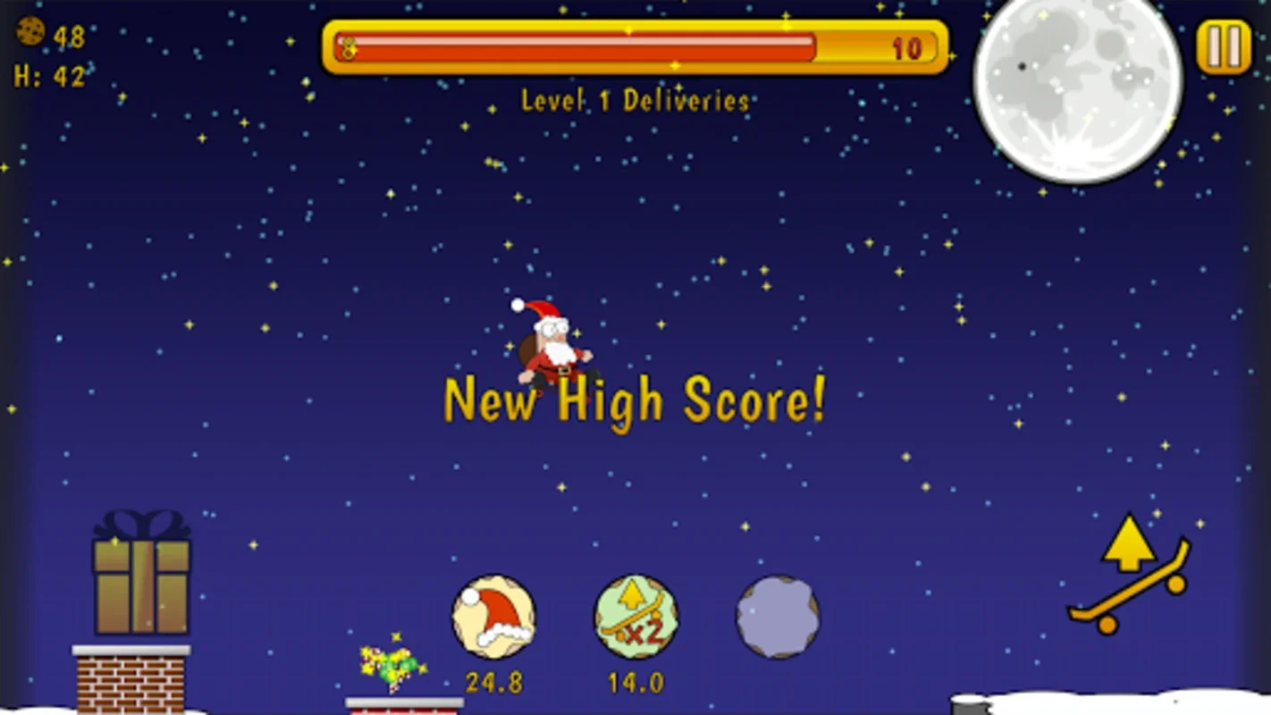 Santa Skate for Android - Festive Skateboarding Fun