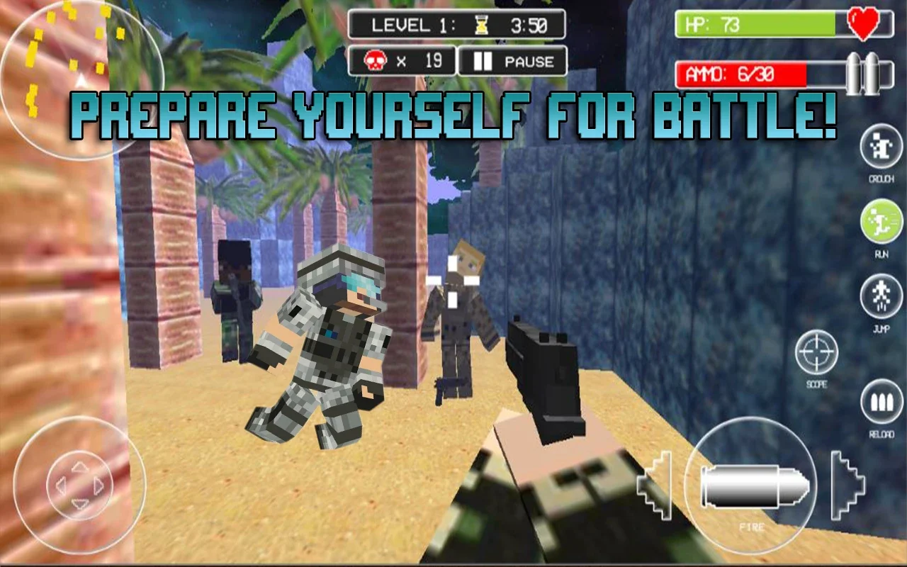 Cube of Duty for Android - Thrilling Shooting Experience