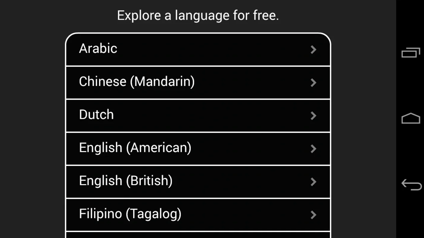 Rosetta Stone for Android: Immersive Language Learning