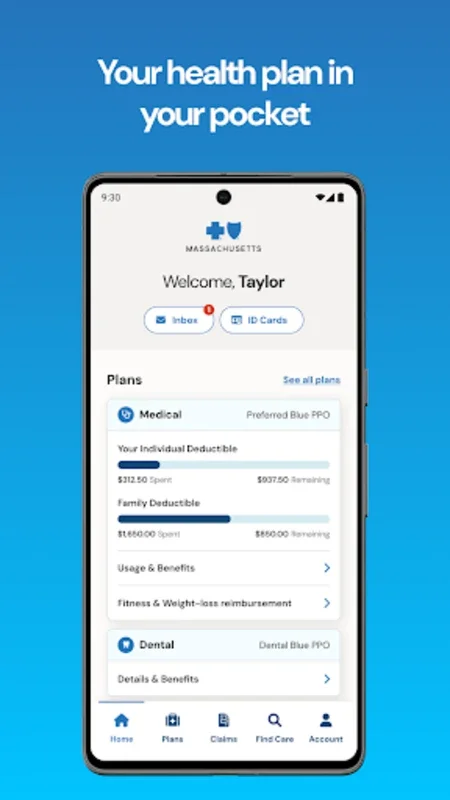 BCBSMA for Android - Manage Health Easily
