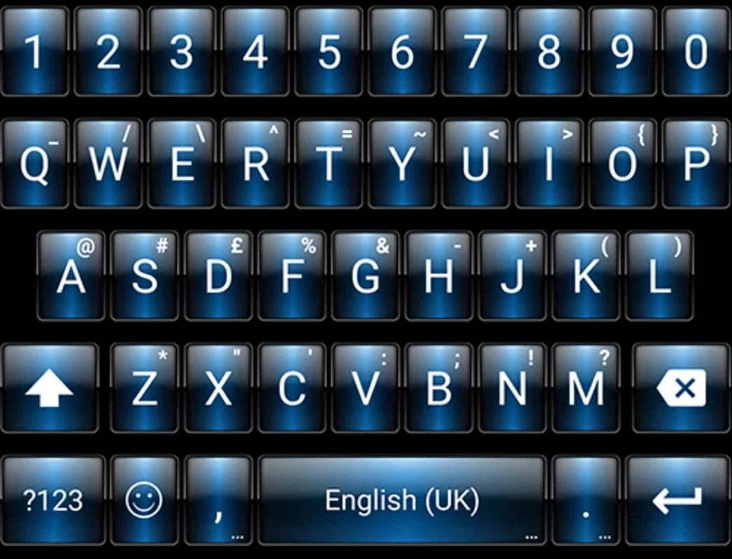 Emoji Keyboard Dusk Blue Theme for Android: Enhance Your Typing