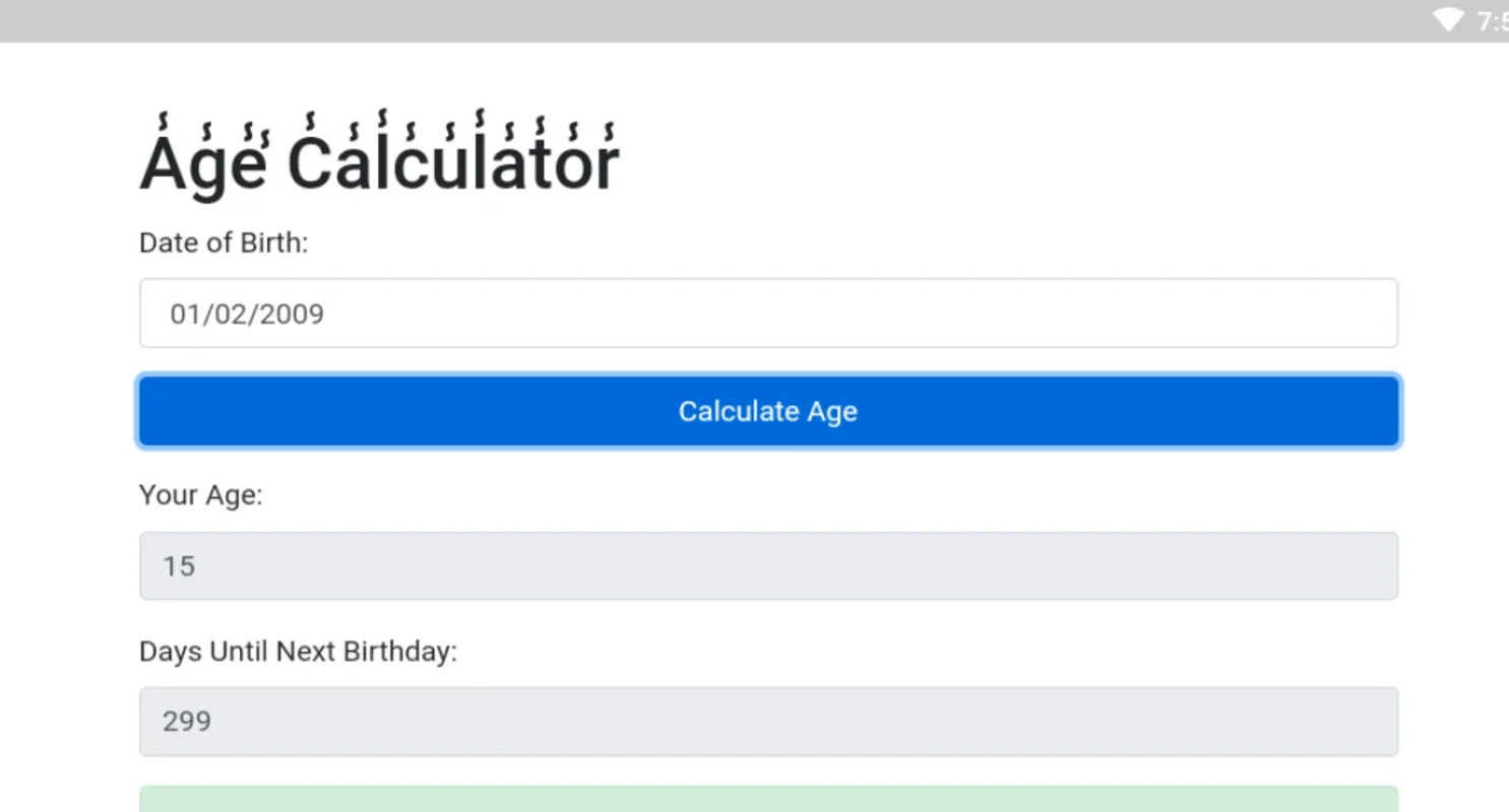 Age Calculator for Android - No Downloading Required