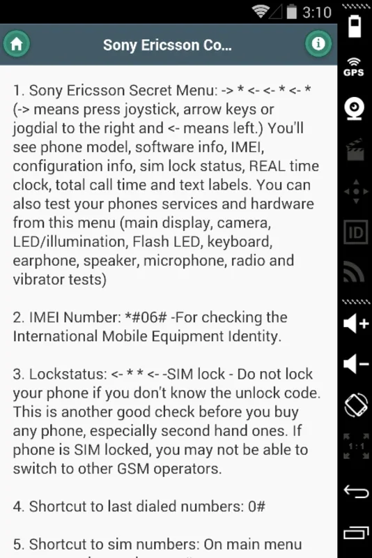 MobilePhoneCodes for Android: Manage IMEI Codes Easily