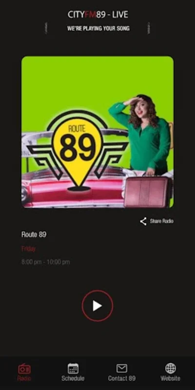 CityFM89 for Android - Stream English Radio from Pakistan