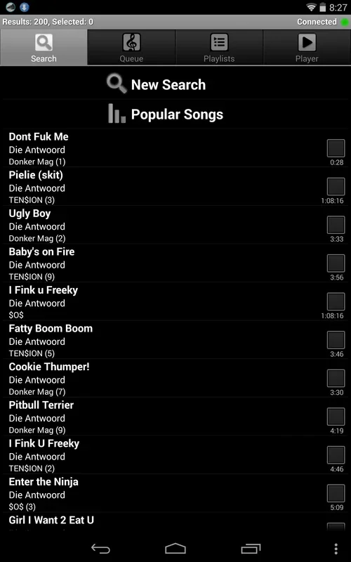 TinyShark for Android: Stream Thousands of Songs