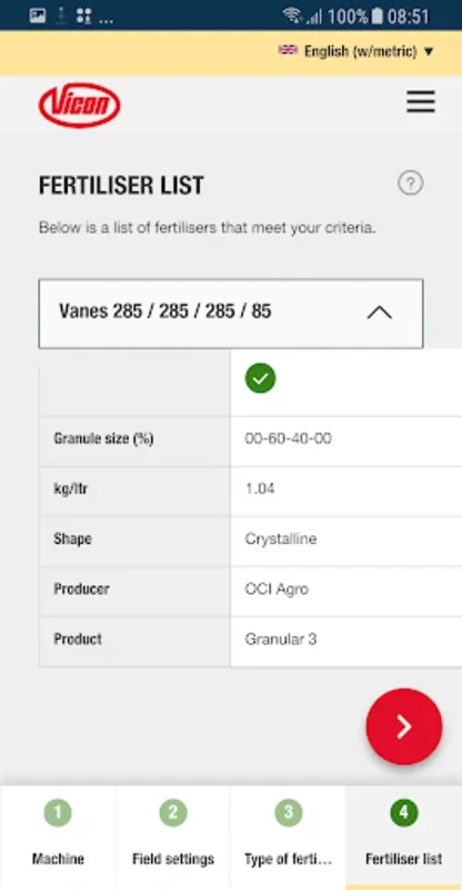 Vicon Spreading Charts for Android: Accurate Charts at Your Fingertips