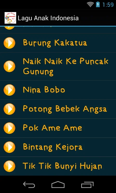 Lagu Anak Indonesia for Android - Rich Musical Collection