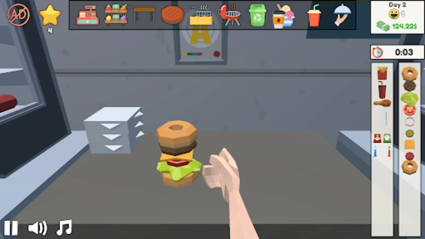 Fast Burger for Android - Master Burger-Flipping Strategy