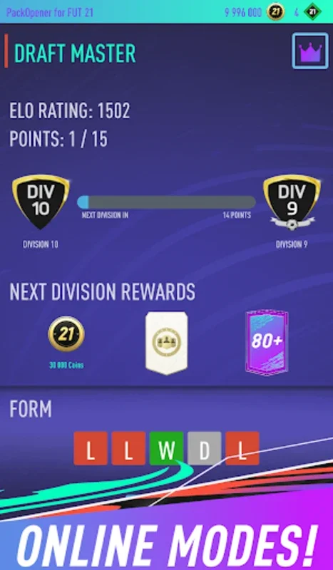 Pack Opener for FUT 21 on Android - No Downloading Required