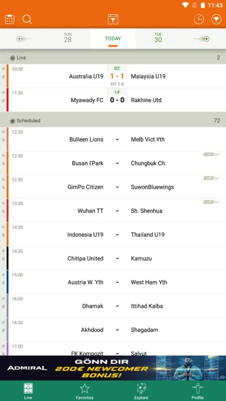 Futbol24 for Android: Real - Time Soccer Score Tracking