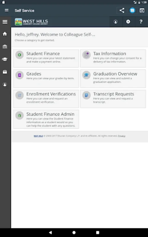 myWestHills Mobile for Android - Streamline College Life