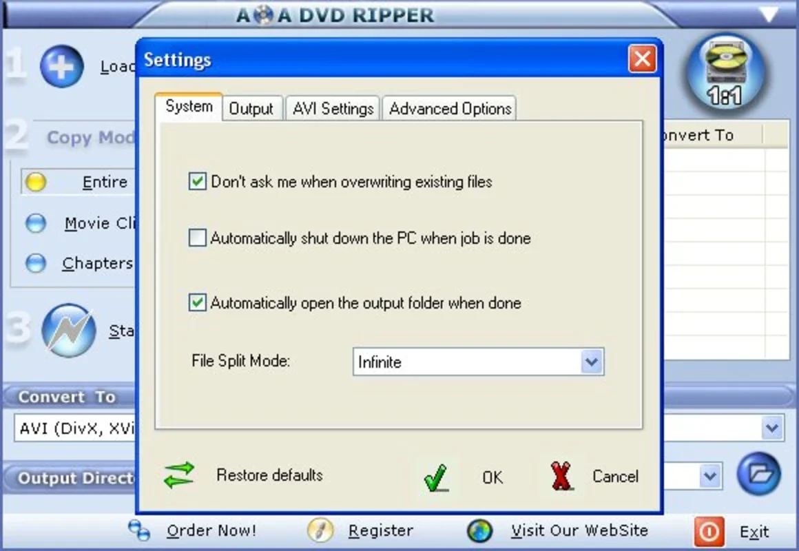 AoA DVD Ripper for Windows - Convert and Backup DVDs Easily