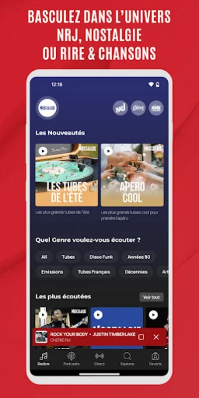 Chérie FM for Android - Download the APK from AppHuts