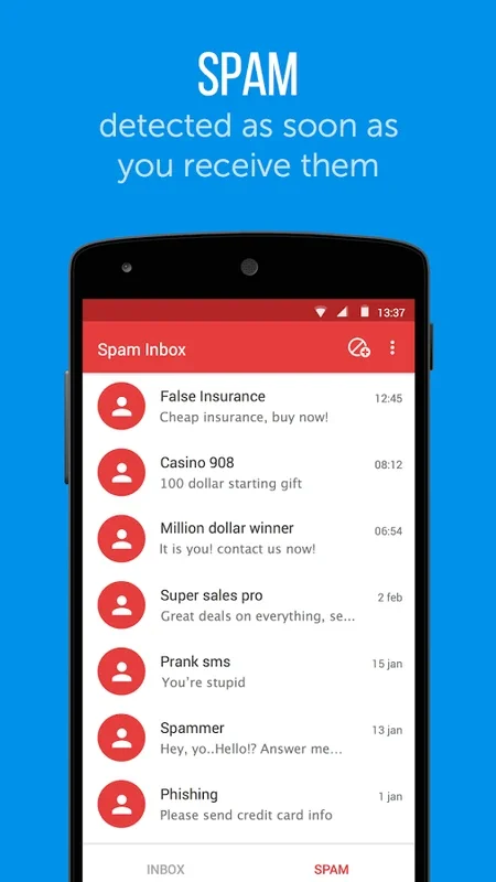 Truemessenger for Android: Manage SMS Spam