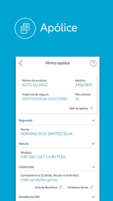 Allianz Auto for Android - Efficient Auto Insurance Management